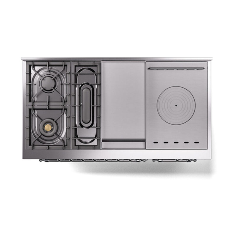 ILVE_UP48FSQNMPSSC_Nostalgie_II_48"_Dual_Fuel_Range_top_view