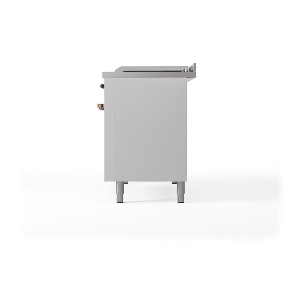 ILVE_UP48FSQNMPWHBLP_Nostalgie_II_48"_Dual_Fuel_Range_right_side