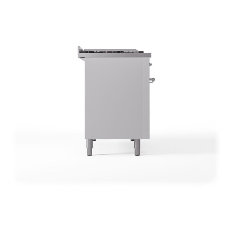 ILVE_UP48FSQNMPWHC_Nostalgie_II_48"_Dual_Fuel_Range_left_side