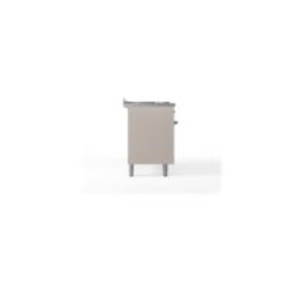 ILVE UP60FNMPAWBLP Nostalgie II 60" Dual Fuel Range, left side view