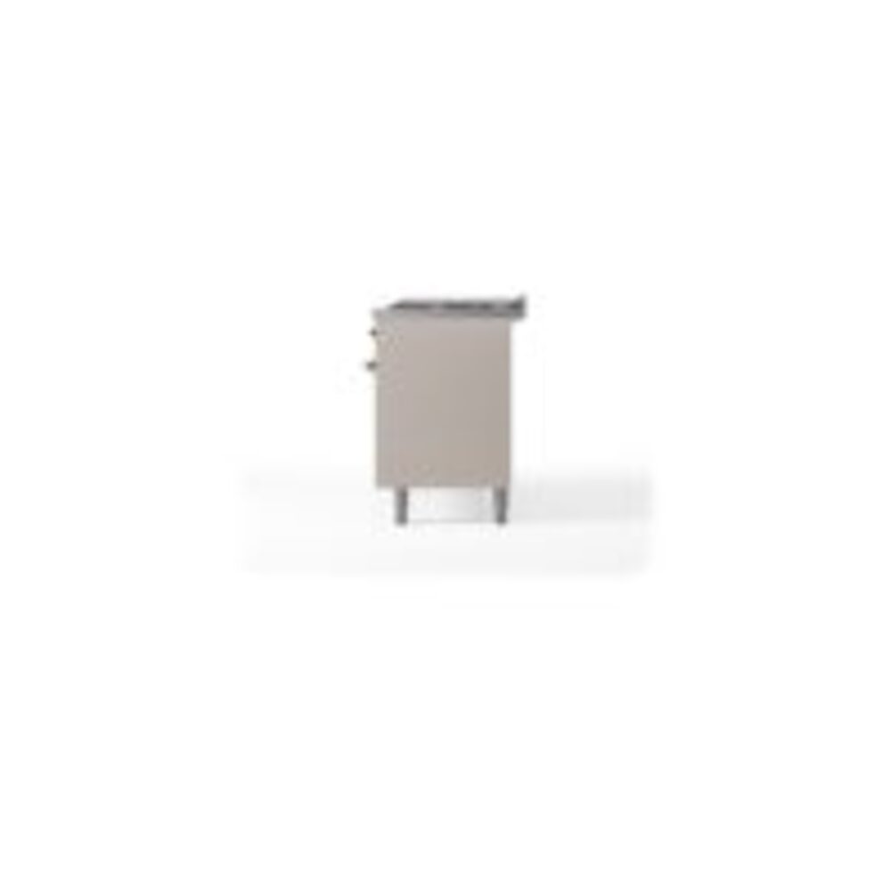 ILVE UP60FNMPAWBLP Nostalgie II 60" Dual Fuel Range, right side view