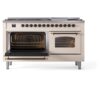 ILVE Nostalgie II 60" UP60FNMPAWB Dual Fuel Range, main oven door opened
