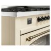 ILVE UP60FNMPAWB Nostalgie II 60" Dual Fuel Range, details
