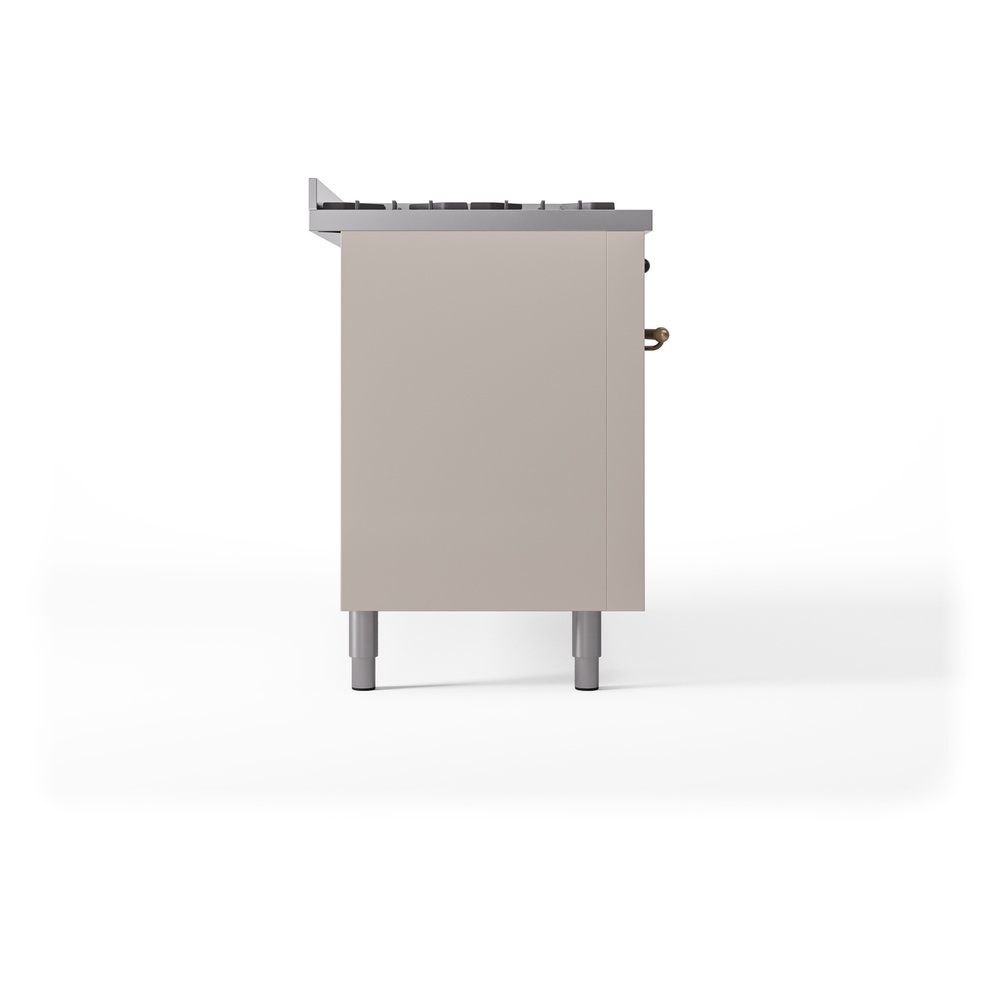 ILVE UP60FNMPAWB Nostalgie II 60" Dual Fuel Range, left side view