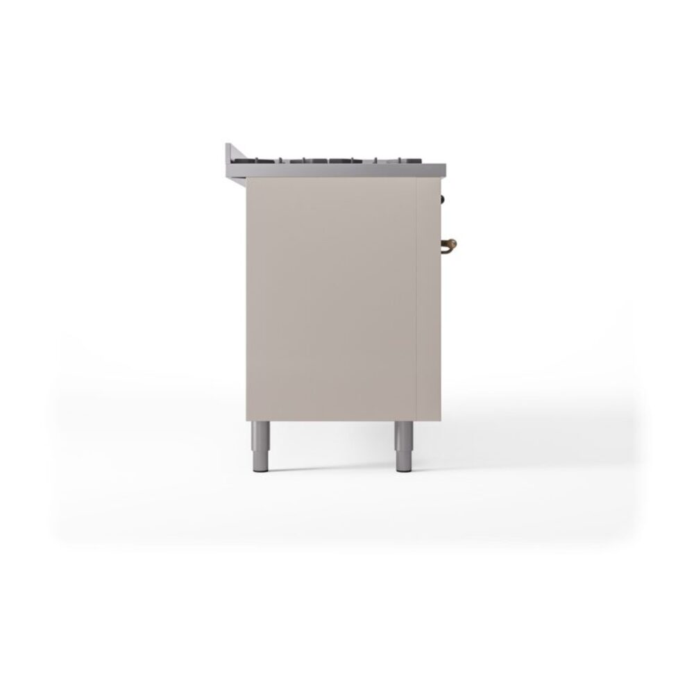 ILVE UP60FNMPAWB Nostalgie II 60" Dual Fuel Range, left side view