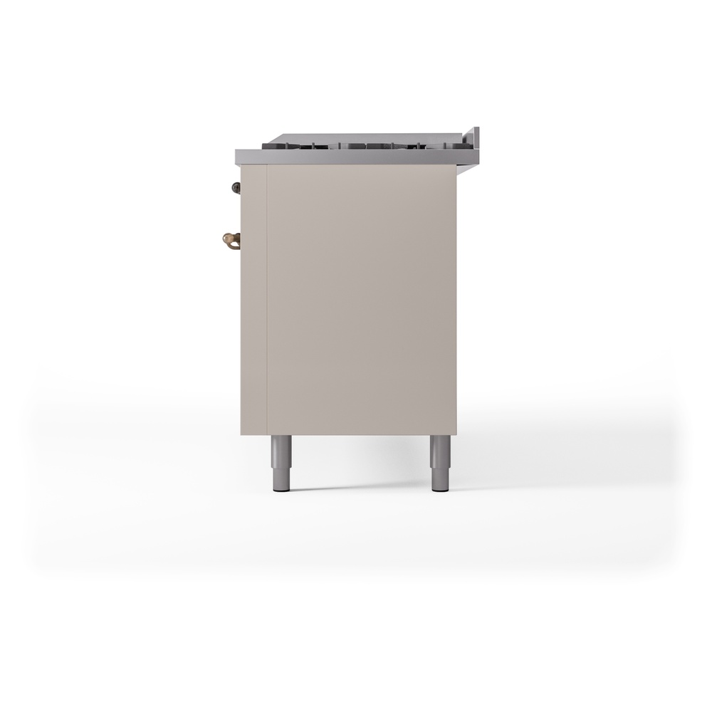 ILVE UP60FNMPAWB Nostalgie II 60" Dual Fuel Range, right side view
