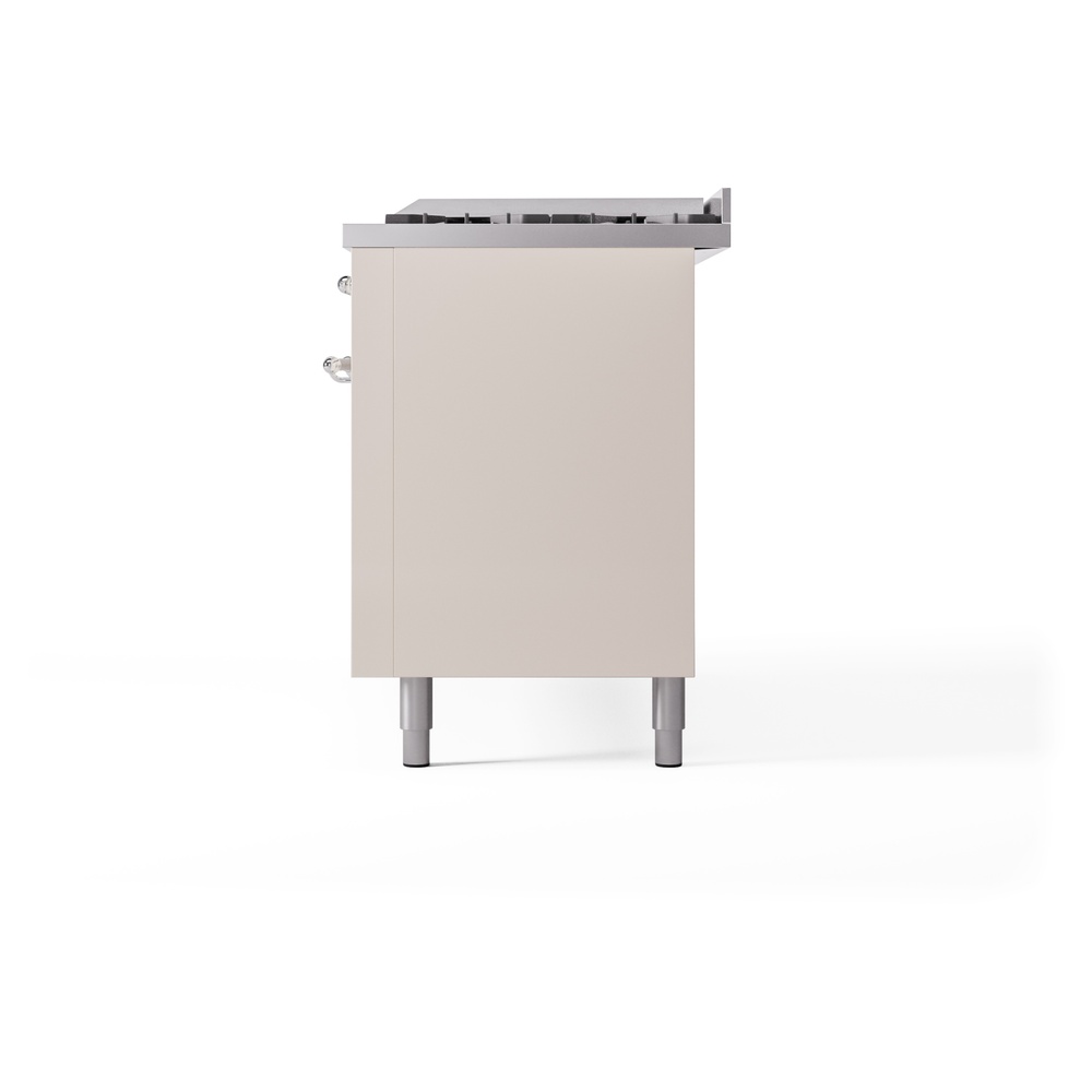 ILVE UP60FNMPAWCLP Nostalgie II 60" Dual Fuel Range, right side view