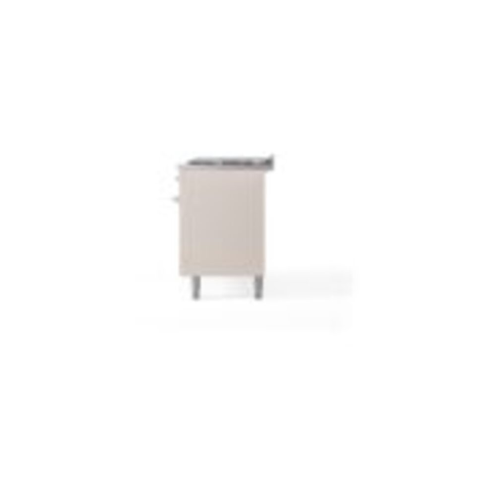 ILVE UP60FNMPAWC Nostalgie II 60" Dual Fuel Range, right side view