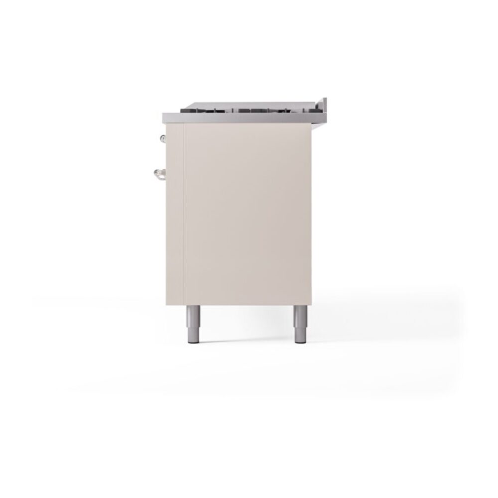 ILVE UP60FNMPAWC Nostalgie II 60" Dual Fuel Range, right side view