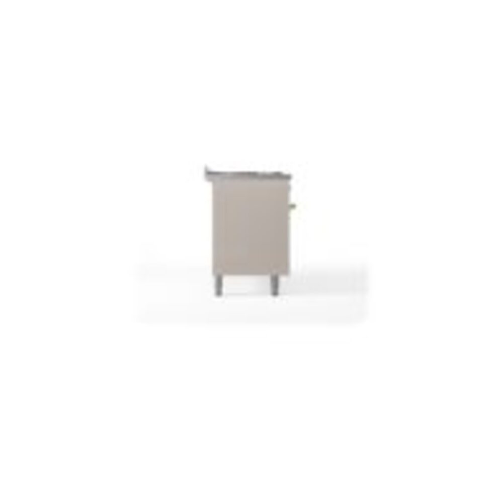 ILVE UP60FNMPAWGLP Nostalgie II 60" Dual Fuel Range, left side view