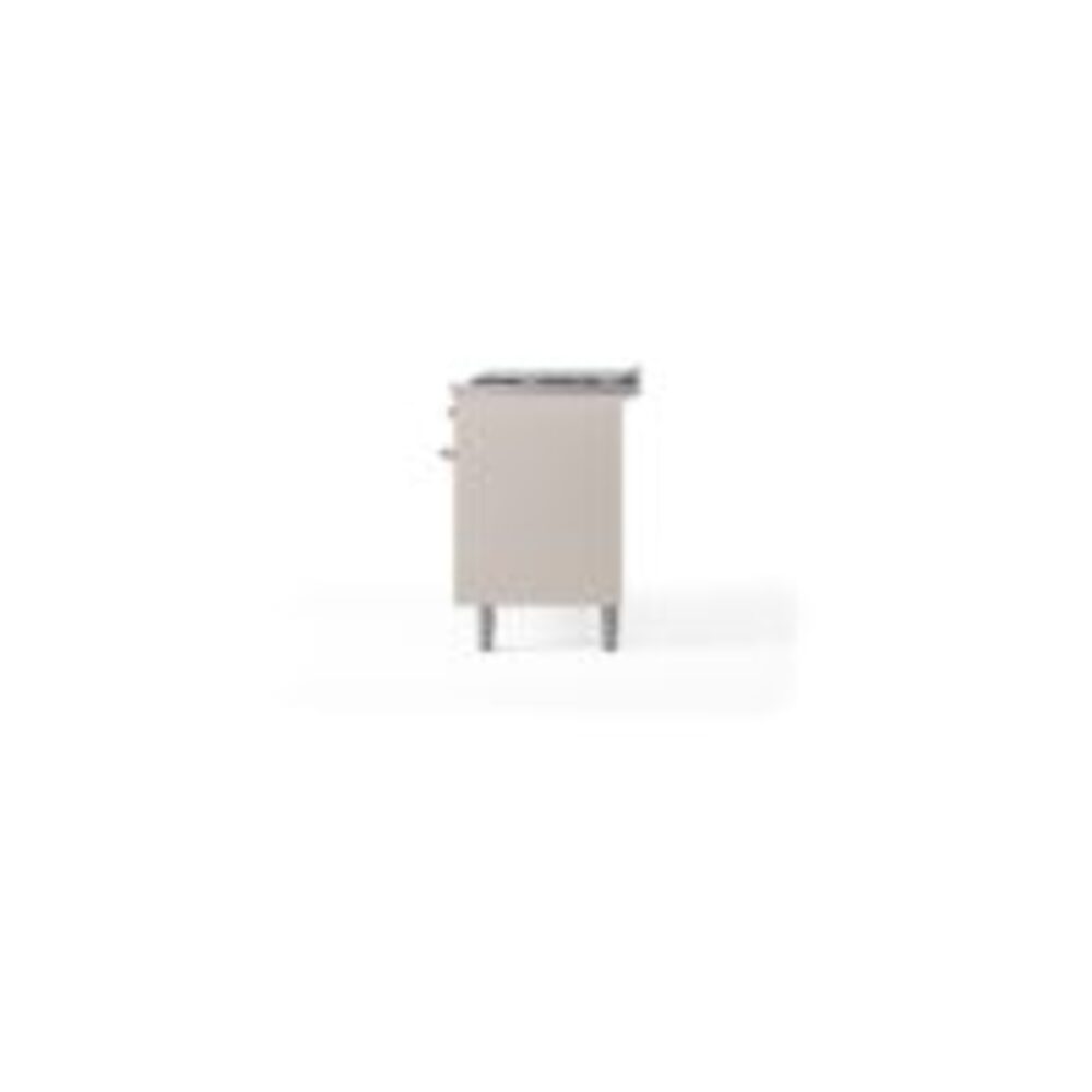 ILVE UP60FNMPAWGLP Nostalgie II 60" Dual Fuel Range, right side view