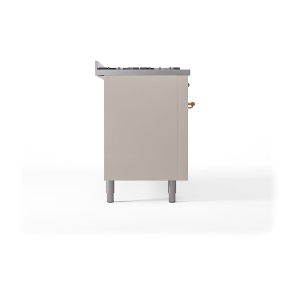 ILVE UP60FNMPAWG Nostalgie II 60" Dual Fuel Range, left side view