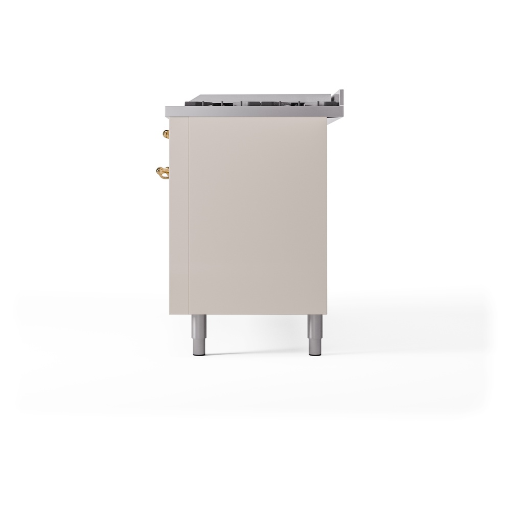 ILVE UP60FNMPAWG Nostalgie II 60" Dual Fuel Range, right side view