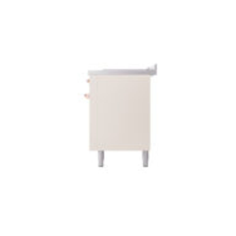 ILVE UP60FNMPAWPLP Nostalgie II 60" Dual Fuel Range, right side view