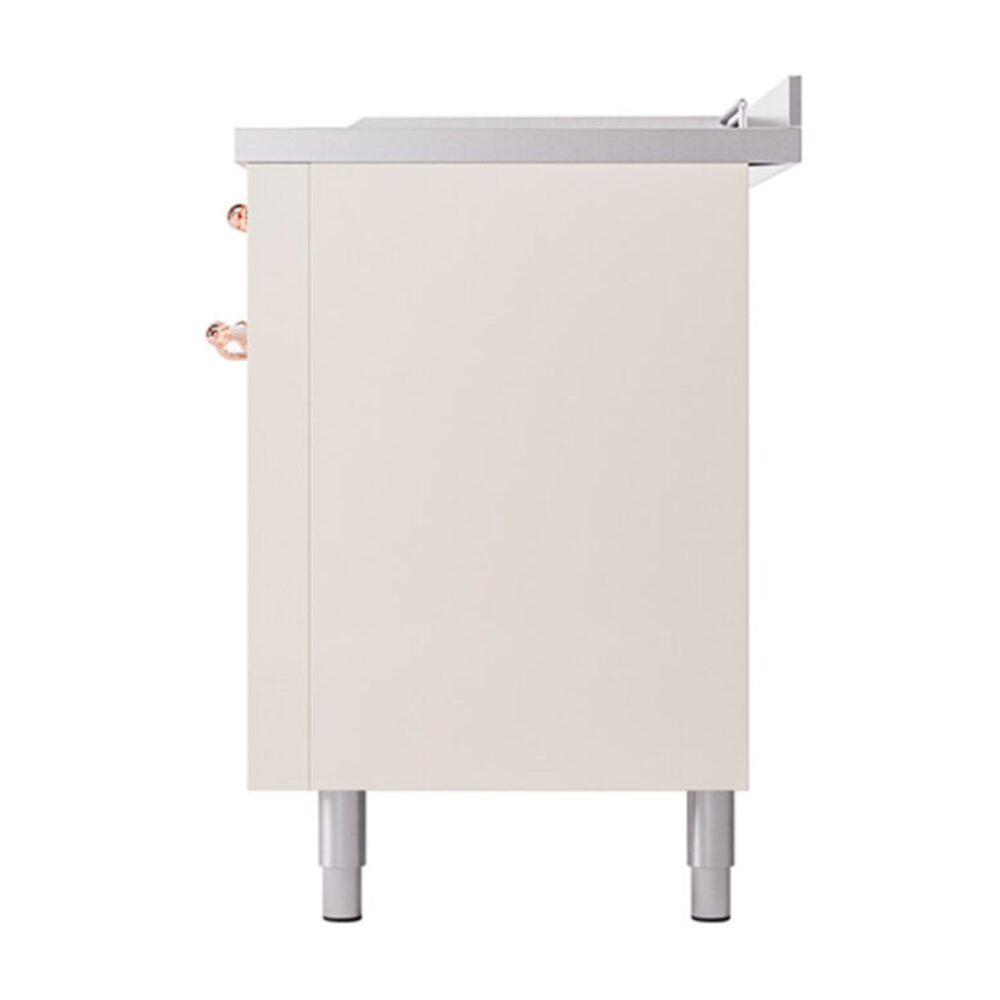 ILVE UP60FNMPAWPLP Nostalgie II 60" Dual Fuel Range, right side view