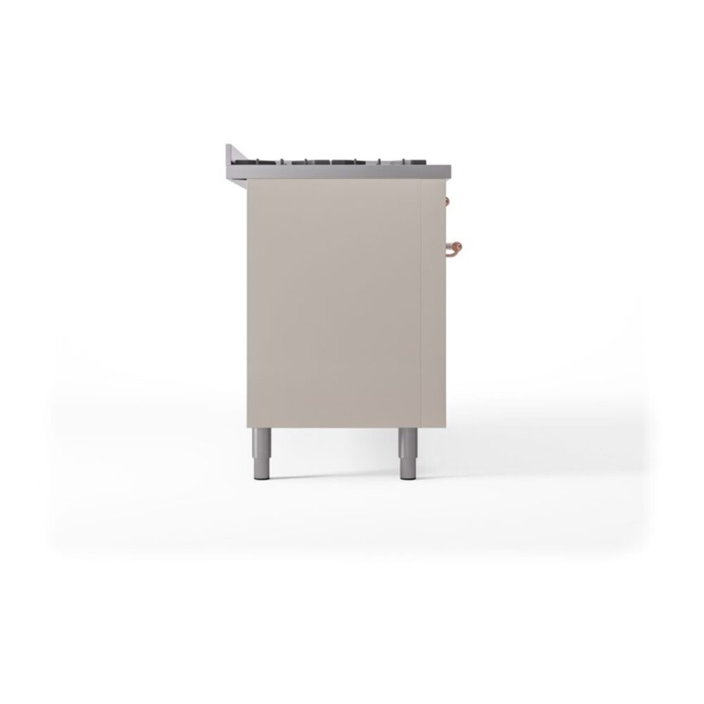ILVE UP60FNMPAWGLP Nostalgie II 60" Dual Fuel Range, left side view