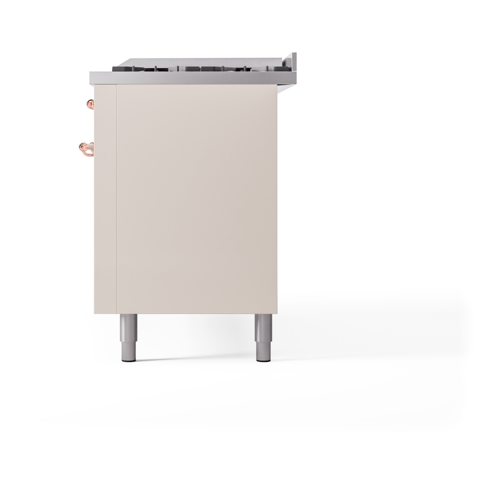 ILVE UP60FNMPAWGLP Nostalgie II 60" Dual Fuel Range, right side view