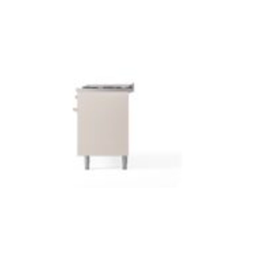 ILVE UP60FNMPAWGLP Nostalgie II 60" Dual Fuel Range, right side view