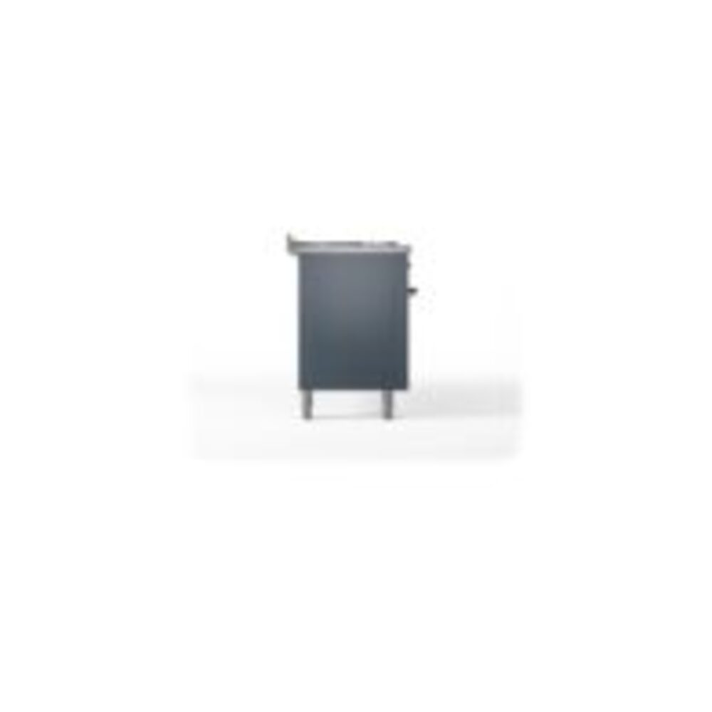 ILVE UP60FNMPBGB Nostalgie II 60" Dual Fuel Range, left side view