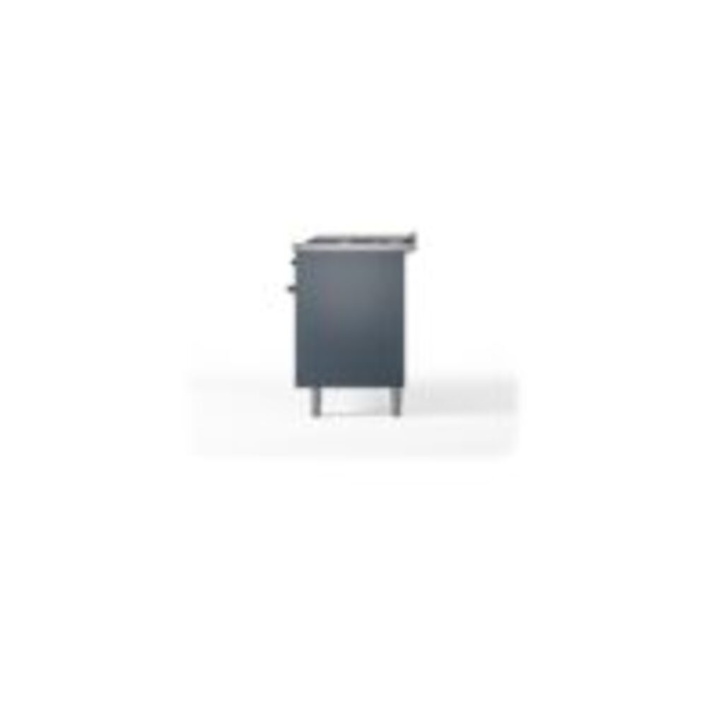 ILVE UP60FNMPBGB Nostalgie II 60" Dual Fuel Range, right side view