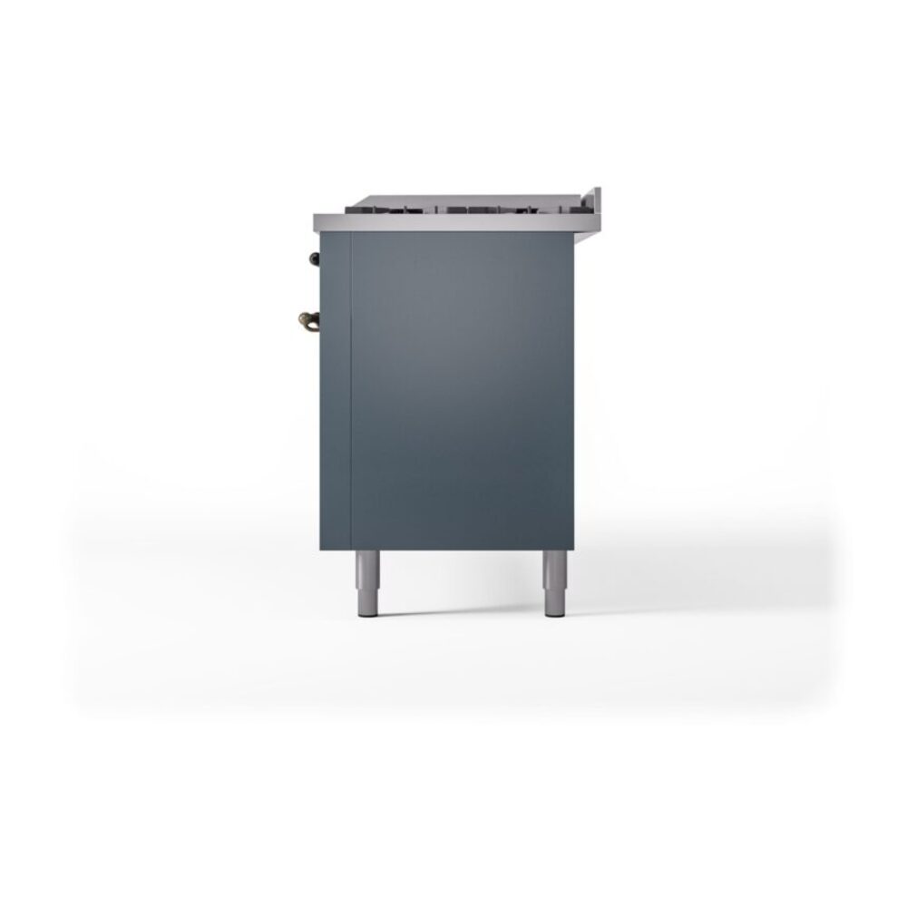ILVE UP60FNMPBGB Nostalgie II 60" Dual Fuel Range, right side view