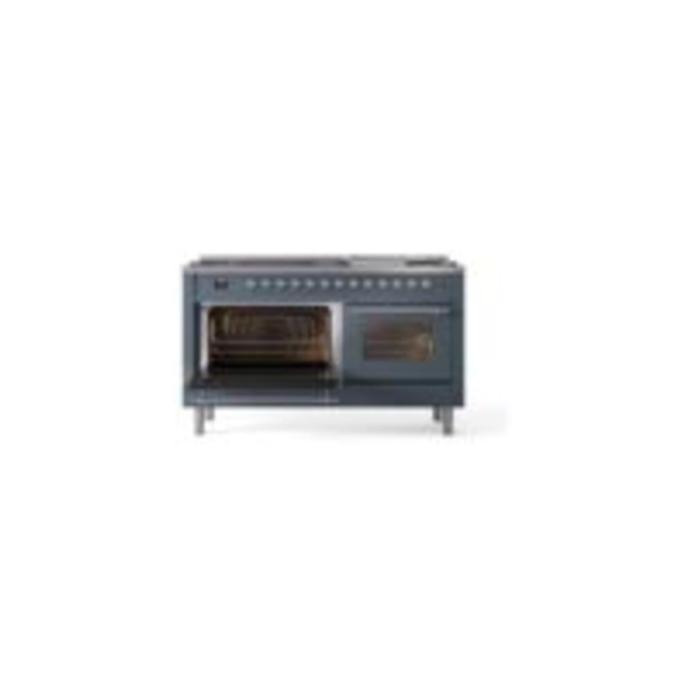 ILVE UP60FNMPBGCLP Nostalgie II 60" Dual Fuel Range, main oven door opened