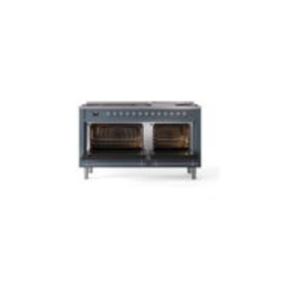 ILVE UP60FNMPBGC Nostalgie II 60" Dual Fuel Range, main oven door opened