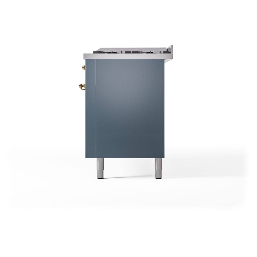 ILVE UP60FNMPBGG Nostalgie II 60" Dual Fuel Range, right side view