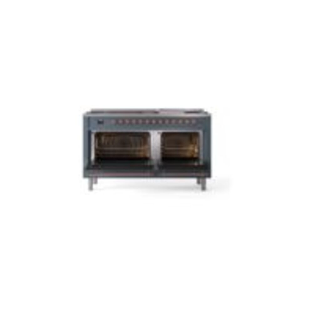 ILVE UP60FNMPBGPLP Nostalgie II 60" Dual Fuel Range, oven doors opened
