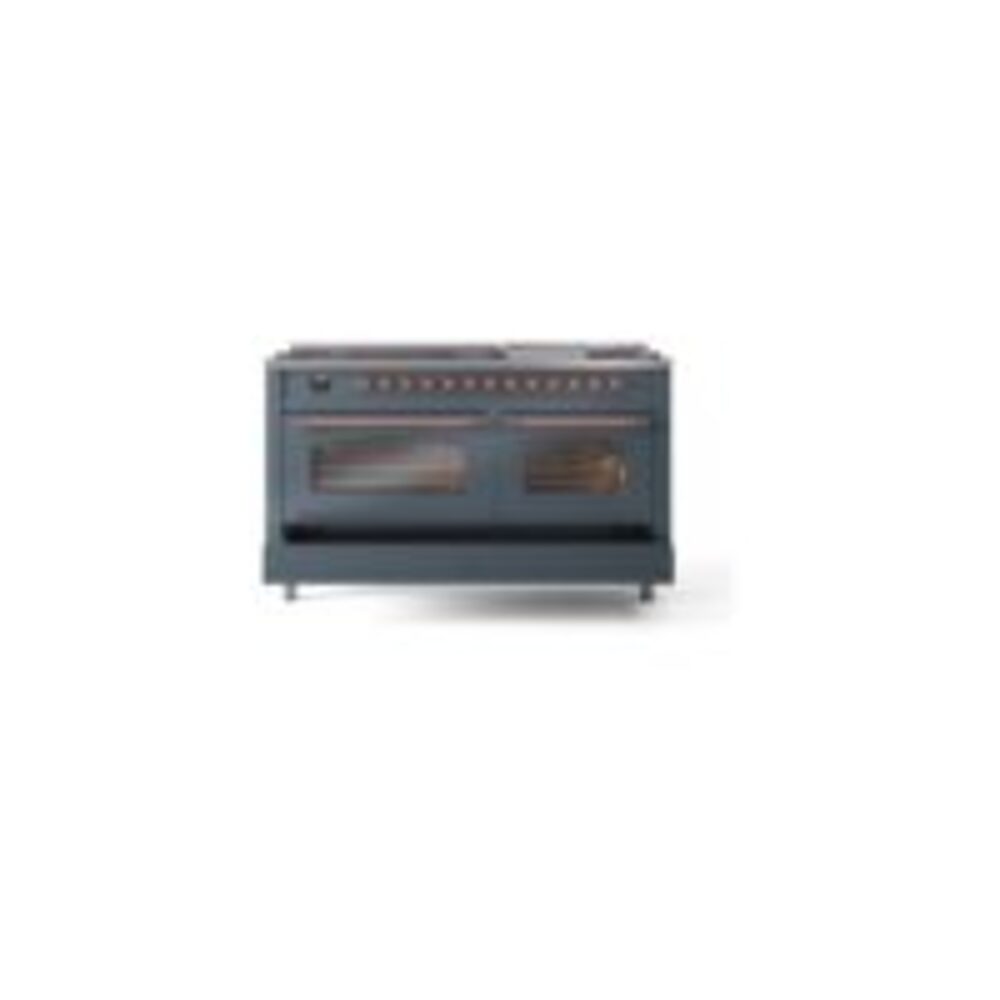 ILVE UP60FNMPBGPLP Nostalgie II 60" Dual Fuel Range, drawer opened