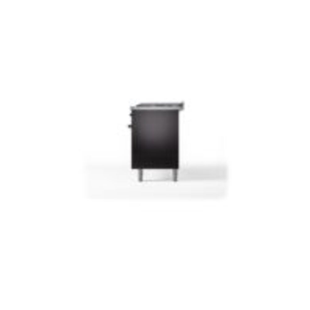 ILVE UP60FNMPBKBLP Nostalgie II 60" Dual Fuel Range, right side view