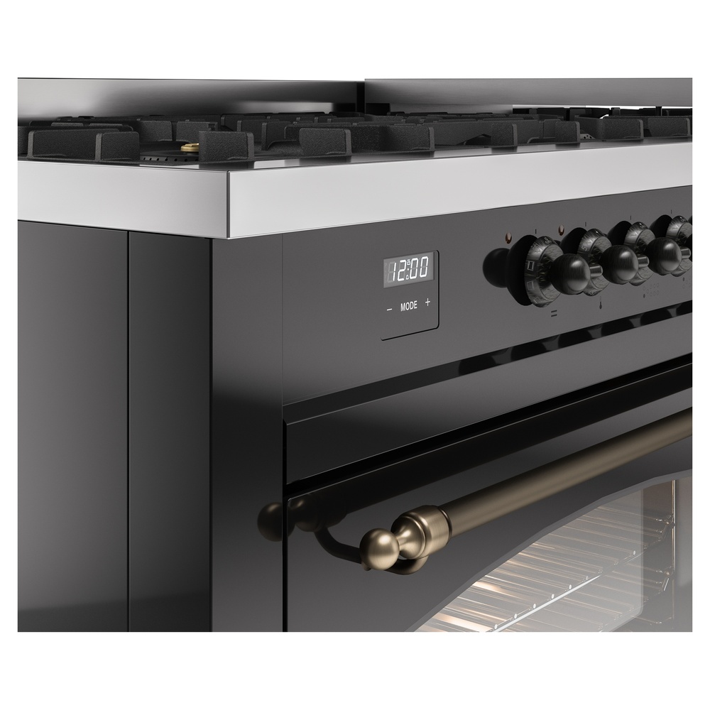 ILVE UP60FNMPBKB Nostalgie II 60" Dual Fuel Range, details