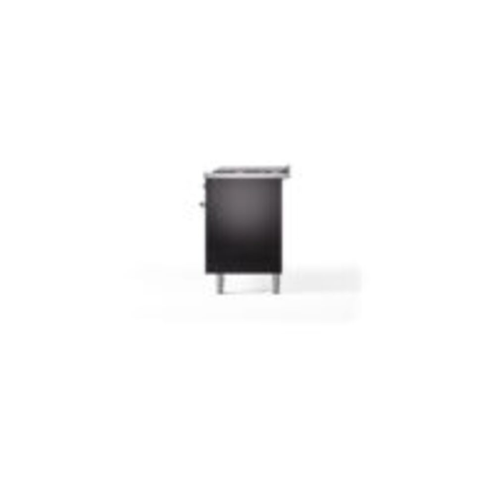 ILVE UP60FNMPBKCLP Nostalgie II 60" Dual Fuel Range, right side view