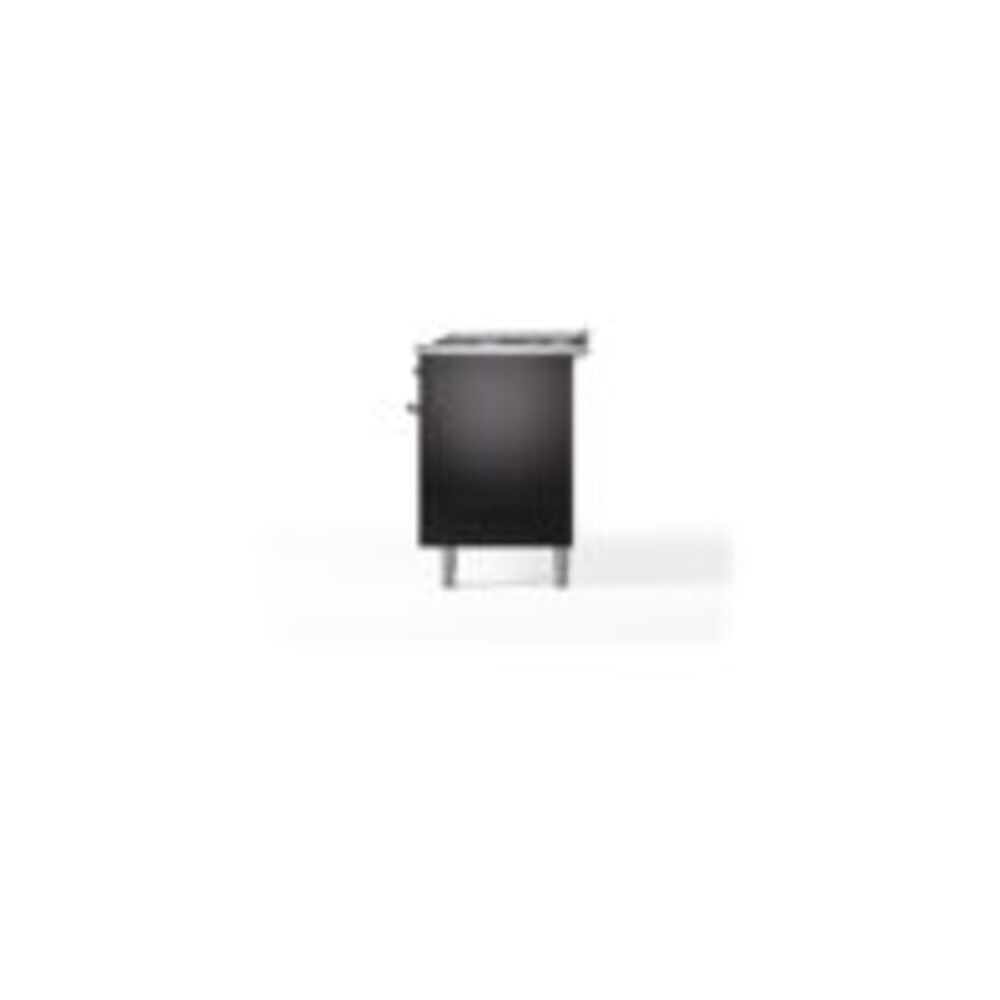 ILVE UP60FNMPBKGLP Nostalgie II 60" Dual Fuel Range, right side view