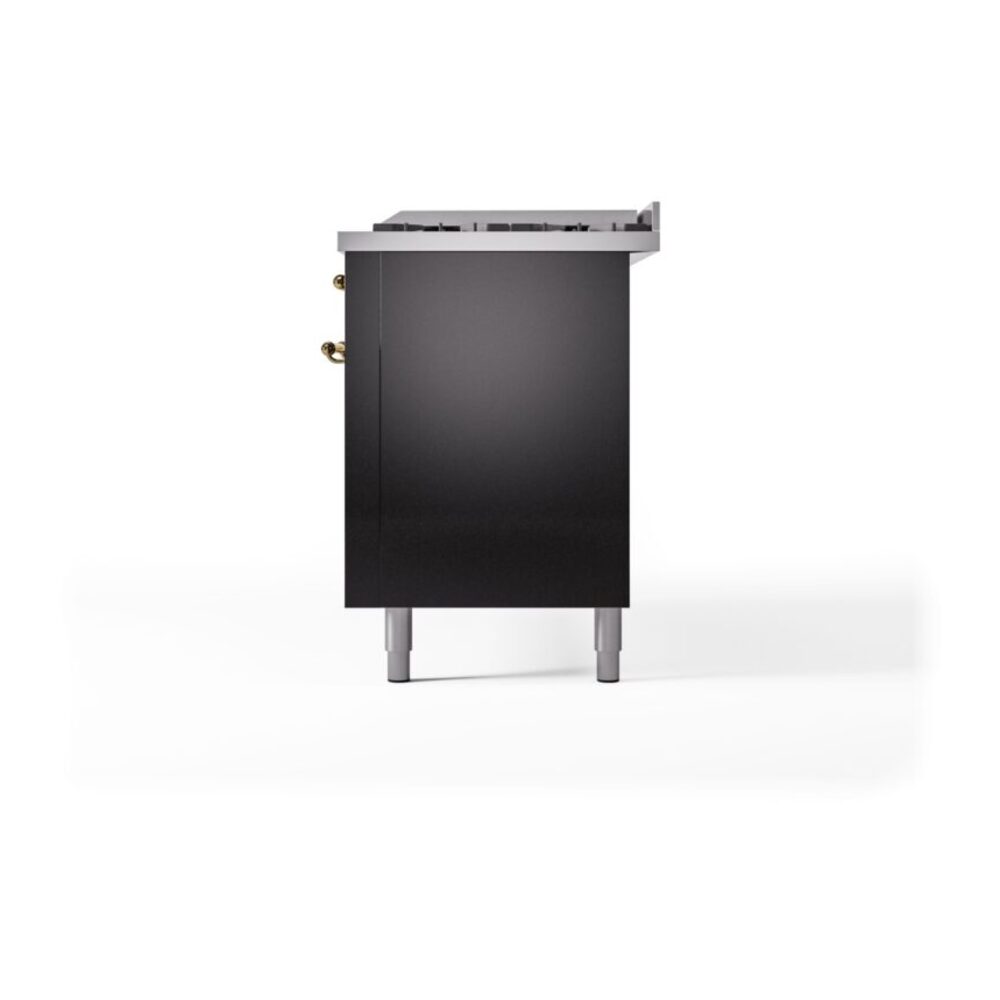 ILVE UP60FNMPBKGLP Nostalgie II 60" Dual Fuel Range, right side view
