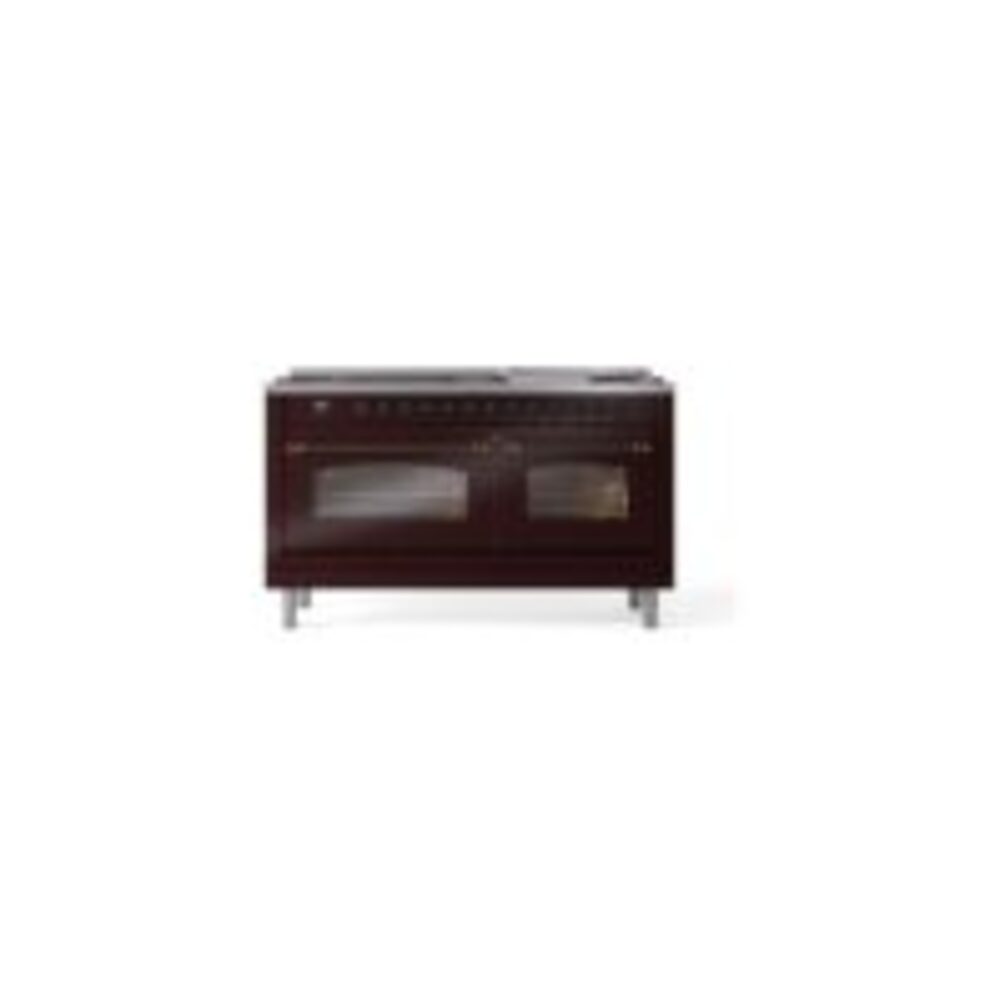 ILVE UP60FNMPBUBLP Nostalgie II 60" Dual Fuel Range, front view