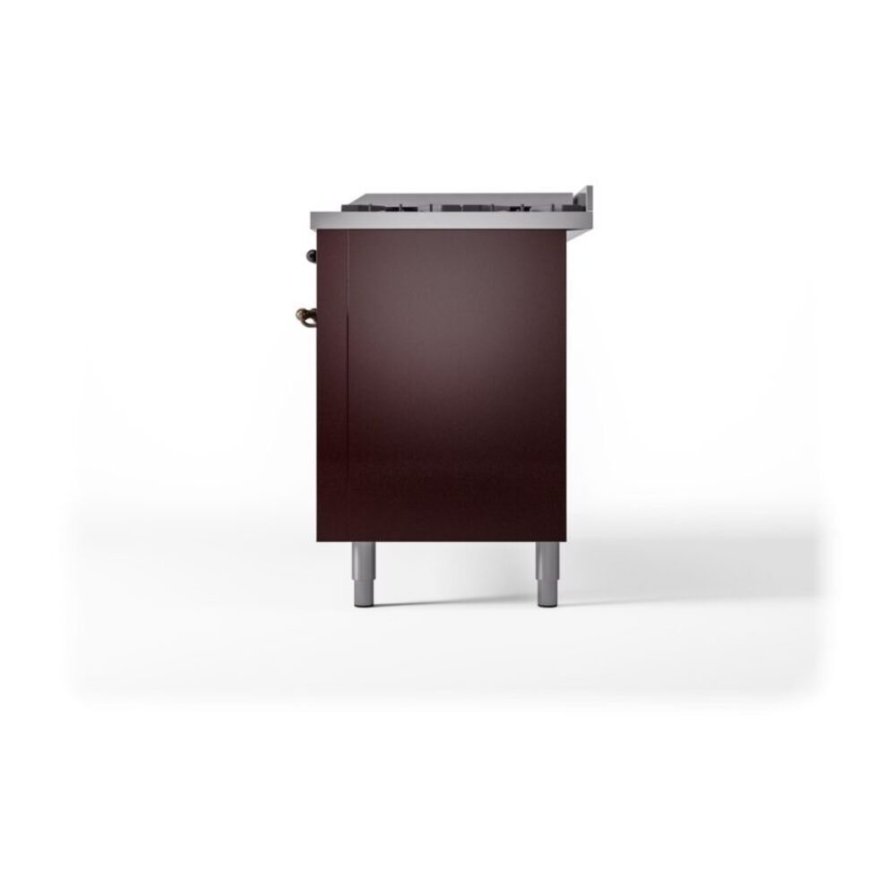 ILVE UP60FNMPBUBLP Nostalgie II 60" Dual Fuel Range, right side view