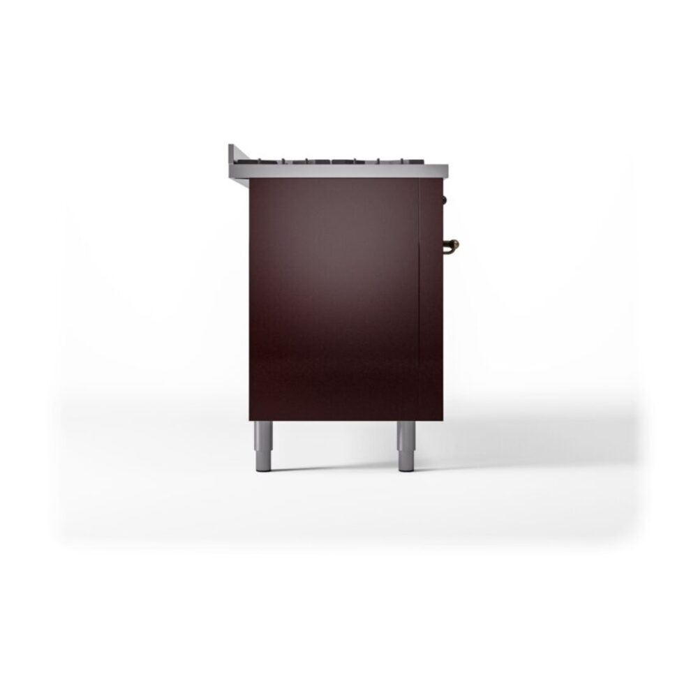 ILVE UP60FNMPBUB Nostalgie II 60" Dual Fuel Range, left side view