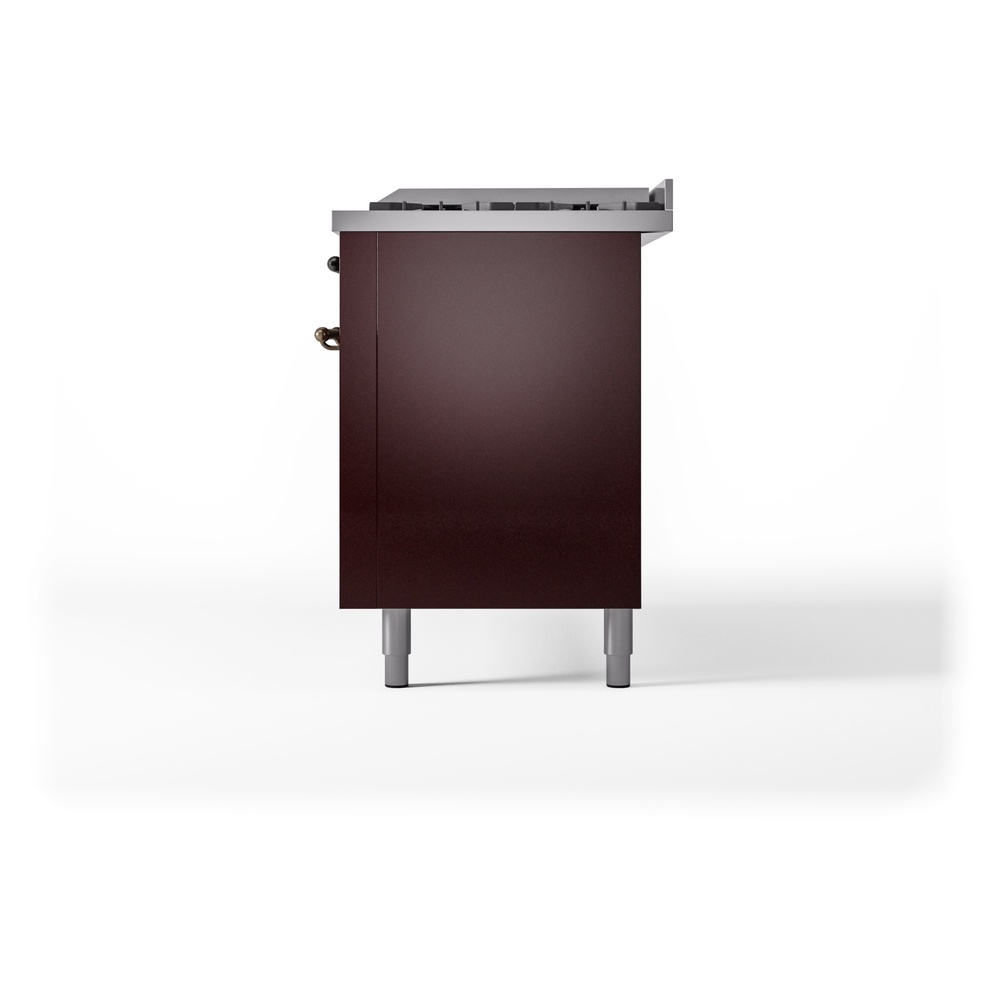 ILVE UP60FNMPBUB Nostalgie II 60" Dual Fuel Range, right side view