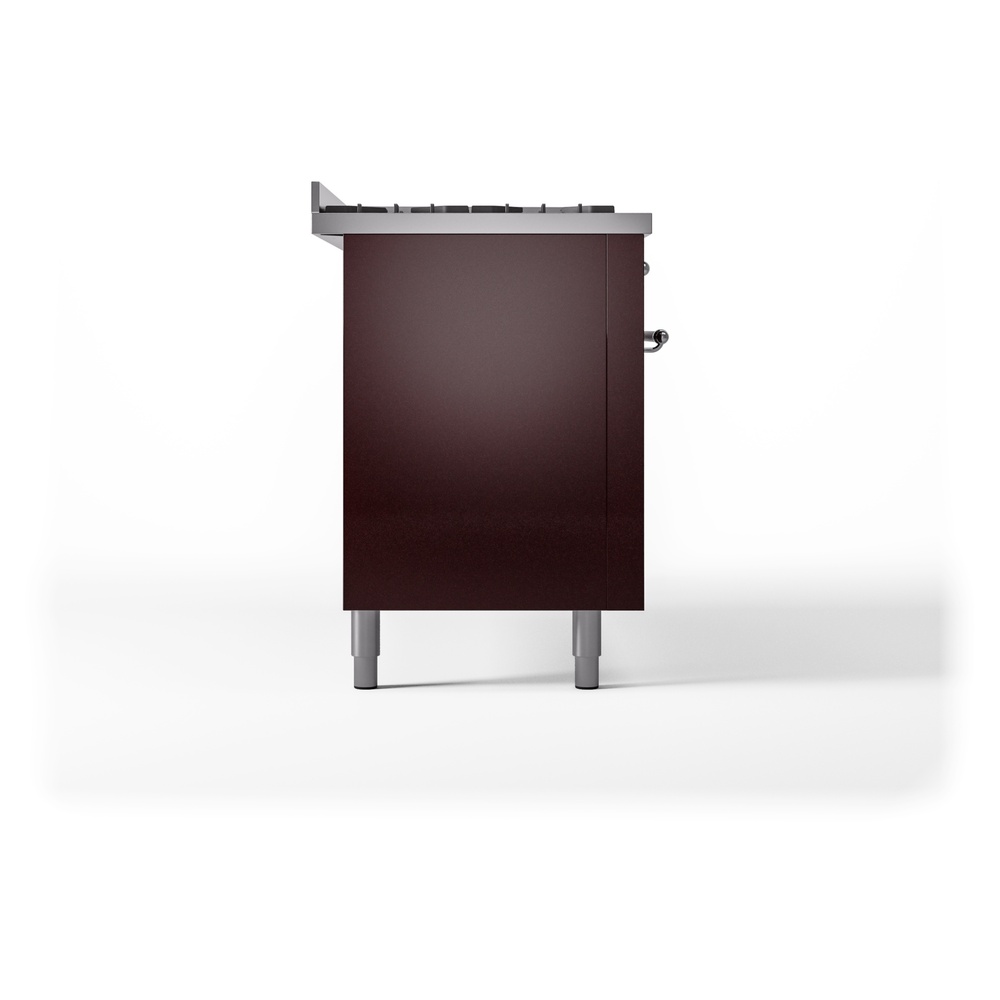 ILVE UP60FNMPBUC Nostalgie II 60" Dual Fuel Range, left side view