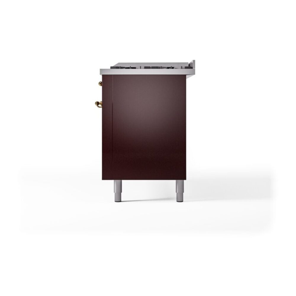 ILVE UP60FNMPBUG Nostalgie II 60" Dual Fuel Range, right side view