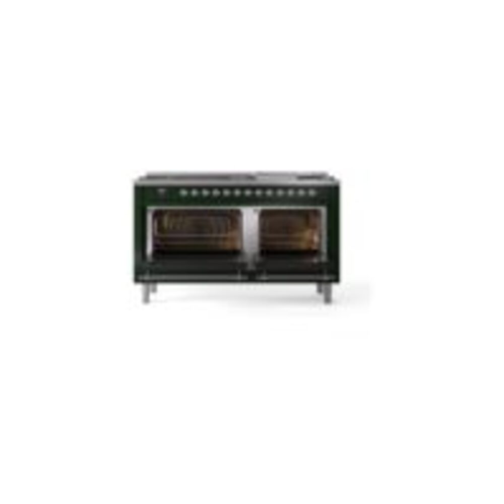 ILVE UP60FNMPEGCLP Nostalgie II 60" Dual Fuel Range, oven doors opened