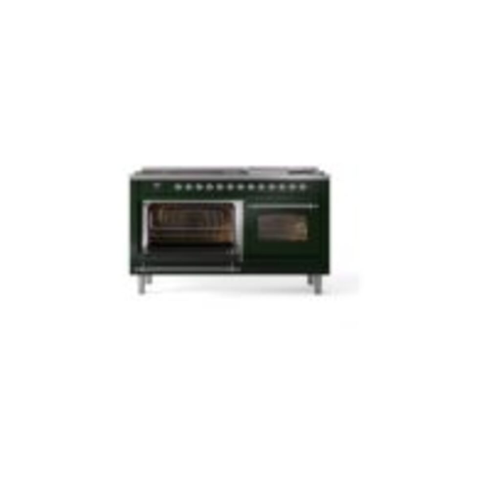 ILVE UP60FNMPEGCLP Nostalgie II 60" Dual Fuel Range, main oven door opened