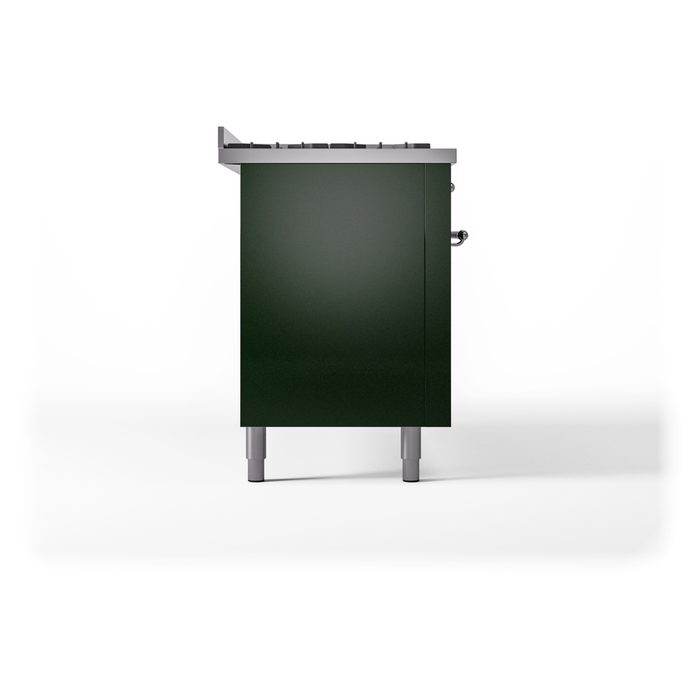 ILVE UP60FNMPEGCLP Nostalgie II 60" Dual Fuel Range, left side view