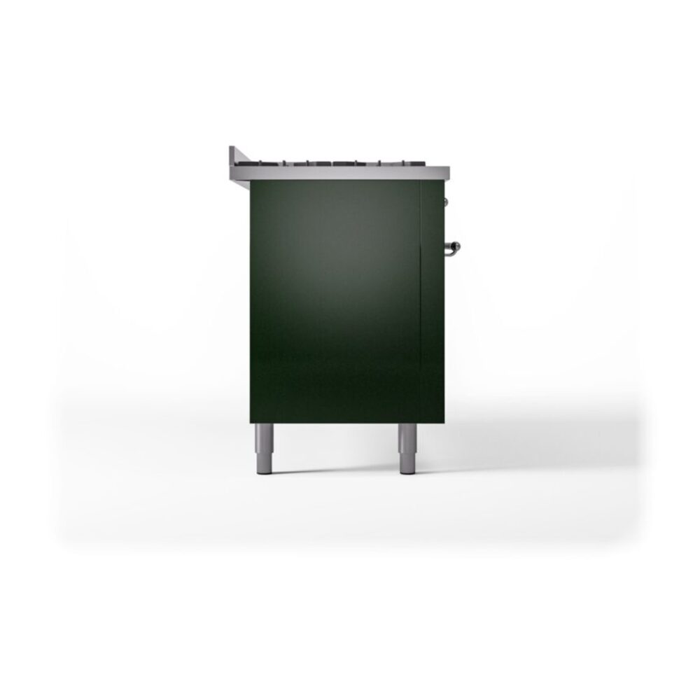 ILVE UP60FNMPEGCLP Nostalgie II 60" Dual Fuel Range, left side view