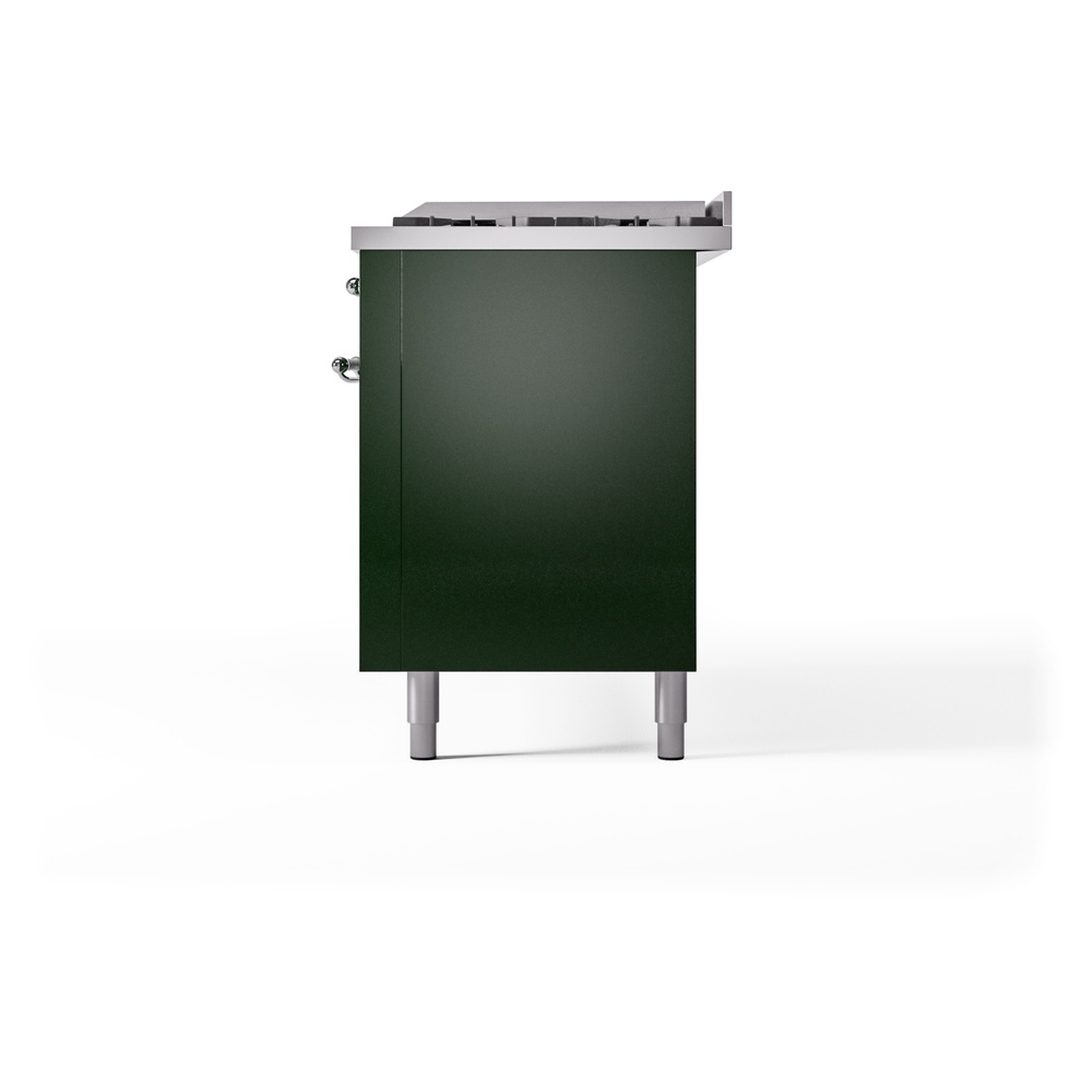 ILVE UP60FNMPEGCLP Nostalgie II 60" Dual Fuel Range, right side view