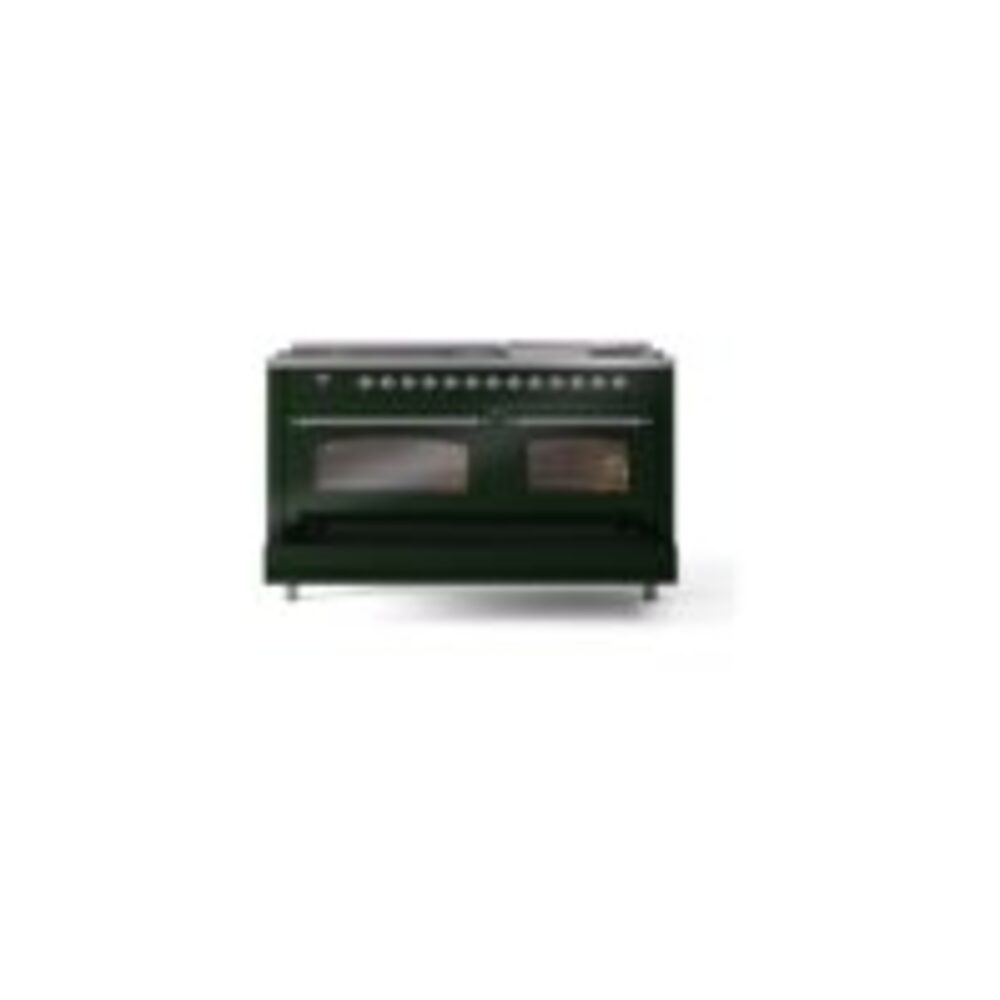 ILVE UP60FNMPEGC Nostalgie II 60" Dual Fuel Range, drawer opened