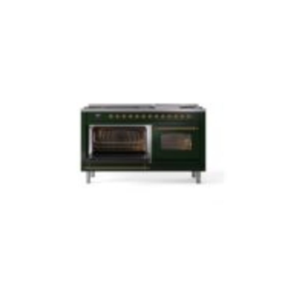 ILVE UP60FNMPEGGLP Nostalgie II 60" Dual Fuel Range, main oven door opened