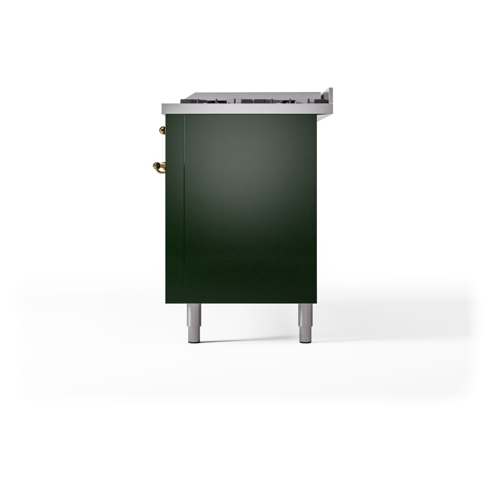 ILVE UP60FNMPEGGLP Nostalgie II 60" Dual Fuel Range, right side view