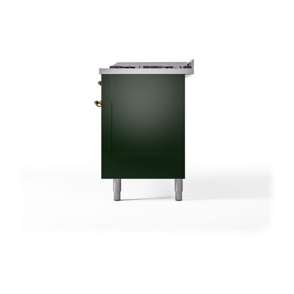 ILVE UP60FNMPEGGLP Nostalgie II 60" Dual Fuel Range, right side view
